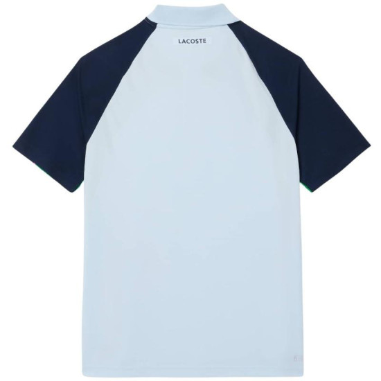 Polo Lacoste Ultra Dry Azul Verde