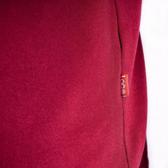 Polo Loco Pique Burgundy