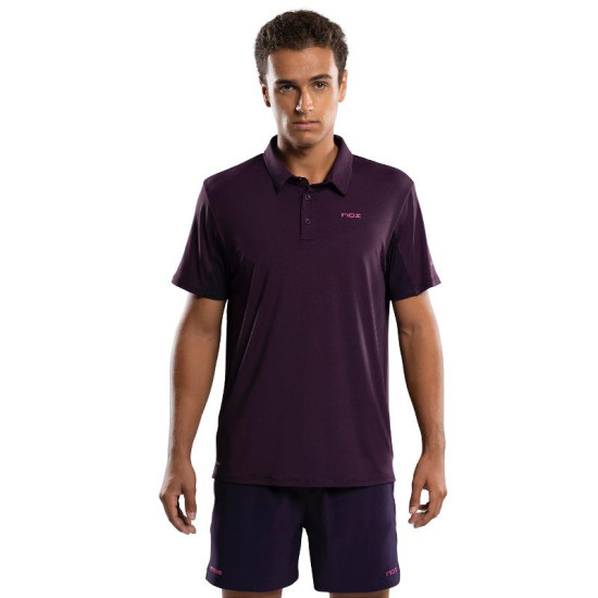 Polo Nox Pro Morado Oscuro