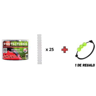 Protector Pro Elite Dentado Transparente 25 Unidades