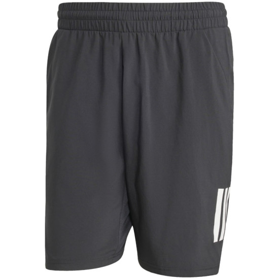 Short Adidas Club 3 Stripes Negro Blanco