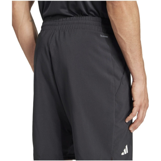 Short Adidas Club 3 Stripes Negro Blanco