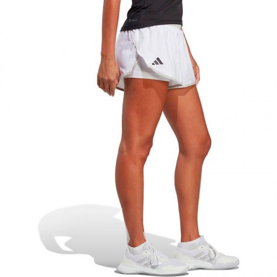 Short Adidas Club Blanco Negro Mujer