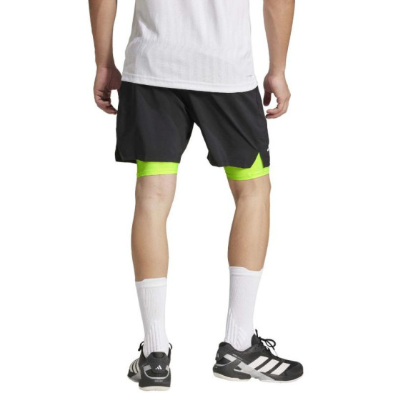 Short Adidas Club Negro Lucid Limon