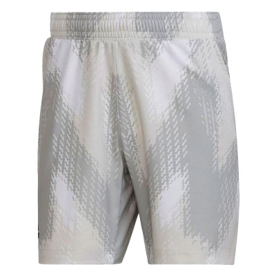 Short Adidas Printed Blanco Gris