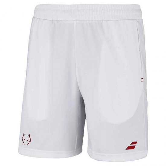 Short Babolat Juan Lebron Blanco Rojo