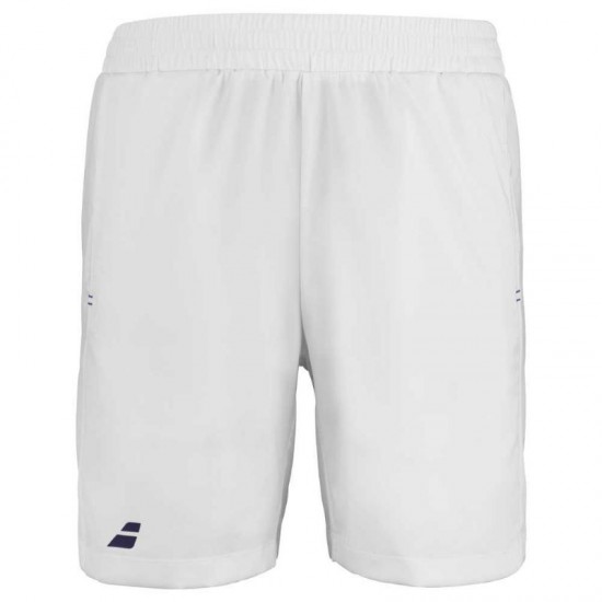 Short Babolat Play Blanco Azul