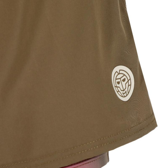 Short Bidi Badu Spectrum Printed 2In1 Marron Amarillo Mujer