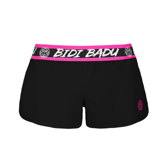 Short Bidi Badu Tiida Negro Rosa Mujer