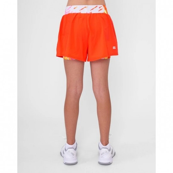 Short Bidi Badu Wild Arts Printed 2en1 Naranja Mix Junior