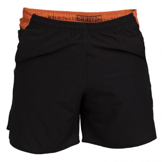 Short Black Crown Rodas Negro Naranja