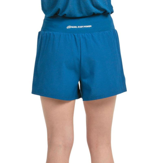 Short Bullpadel Dictio Azul Tinta Mujer