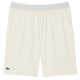 Short Lacoste Tenis Ultra Dry Blanco Roto