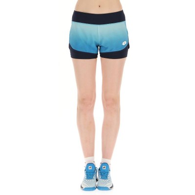 Short Lotto Top IV Azul Degradado Mujer