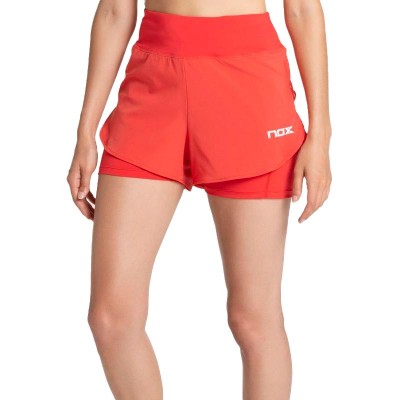 Short Nox Fit Pro Rojo Mujer