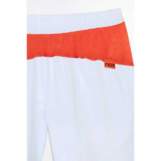 Short Nox Team Blanco Naranja