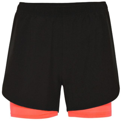 Short Roly Lanus Negro Coral Fluor