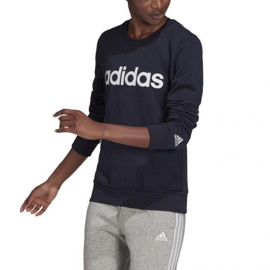 Sudadera Adidas Essentials Marino Blanco