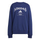 Sudadera Adidas Heritage Graphic Azul Oscuro