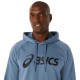 Sudadera Asics Performance Logo Grande Azul Acero