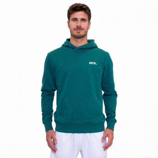 Sudadera Bidi Badu Spike Chill Verde Oscuro