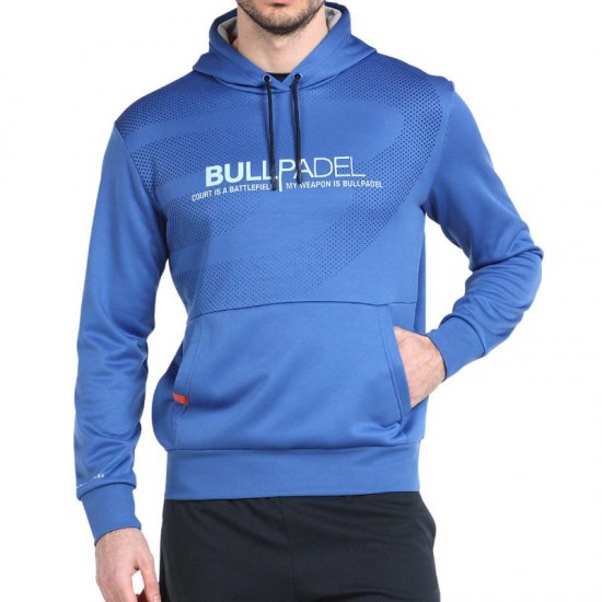 Sudadera Bullpadel Grelo Azul Intenso