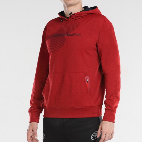 Sudadera Bullpadel Jaque Cereza Vigore