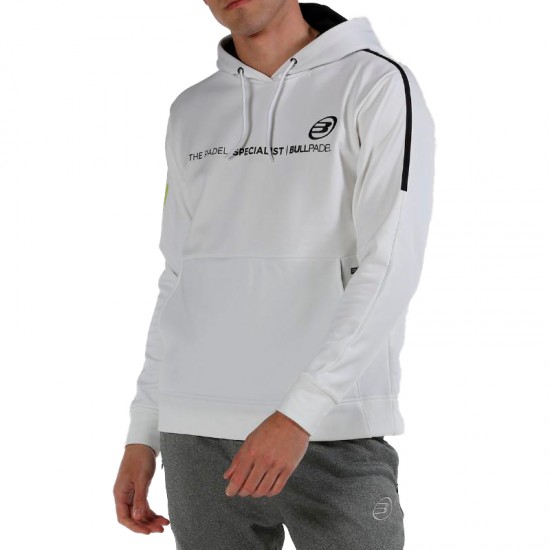 Sudadera Bullpadel Lipis Blanco