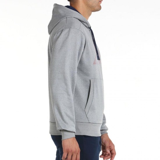 Sudadera Bullpadel Nocla Gris Medio Vigore