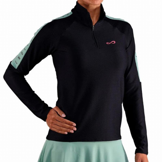 Sudadera Endless Kirsch Iconic II Negro Verde Forest