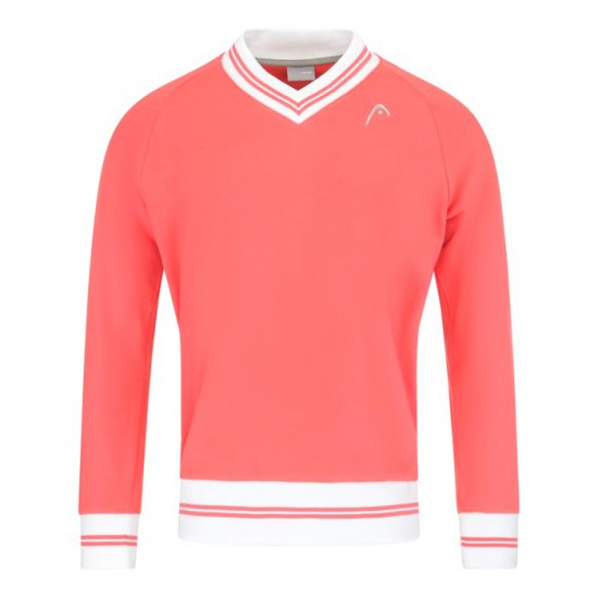 Sudadera Head V-Neck Coral