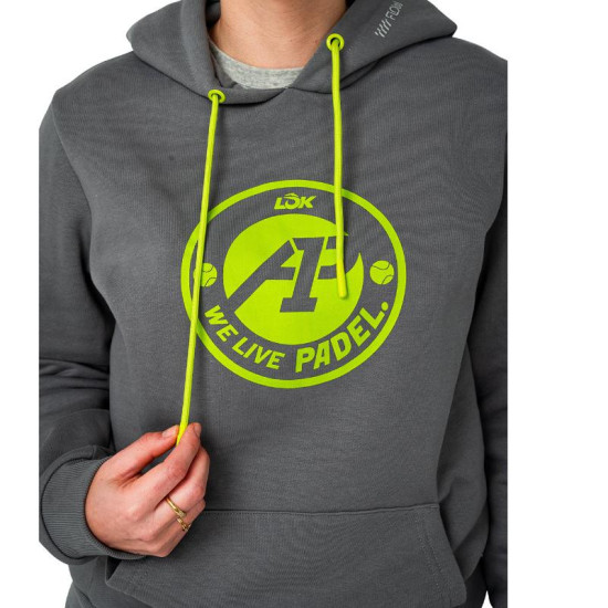 Sudadera Lok A1 Padel Gross Gris Mujer