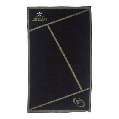 Toalla Bullpadel Premier Padel 100x50 Kaki Negro