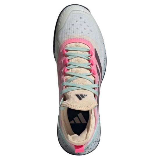 Zapatillas Adidas Adizero Ubersonic 4.1 Blanco Rosa Aqua