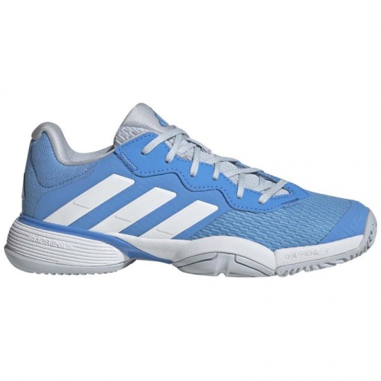 Zapatillas Adidas Barricade Azul Blanco Junior