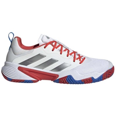 Zapatillas Adidas Barricade Blanco Azul Rojo