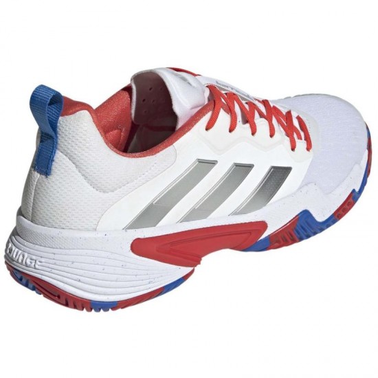 Zapatillas Adidas Barricade Blanco Azul Rojo