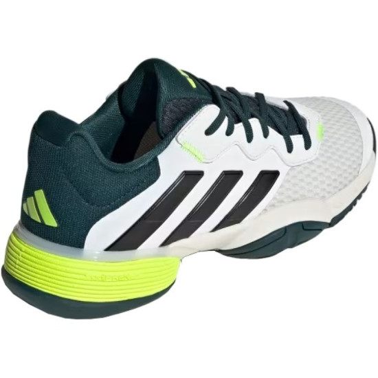 Zapatillas Adidas Barricade K Blanco Negro Verde Junior