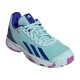 Zapatillas Adidas Courtflash Aqua Azul Purpura Junior