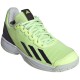 Zapatillas Adidas Courtflash Verde Fluor Negro Junior