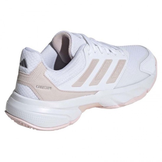 Zapatillas Adidas CourtJam Control 3 Blanco Rosa Mujer