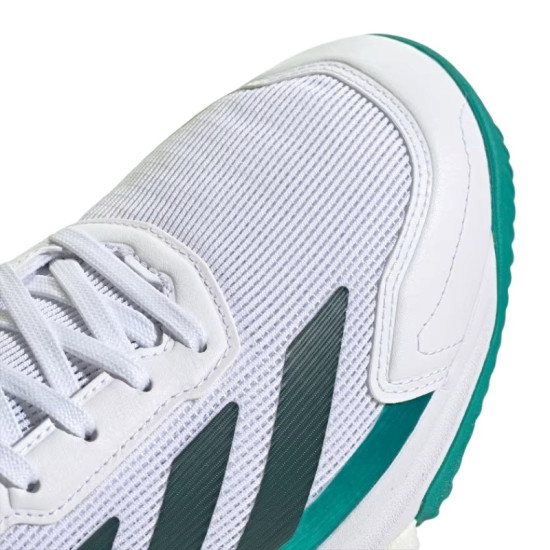 Zapatillas Adidas Courtquick Padel Blanco Verde
