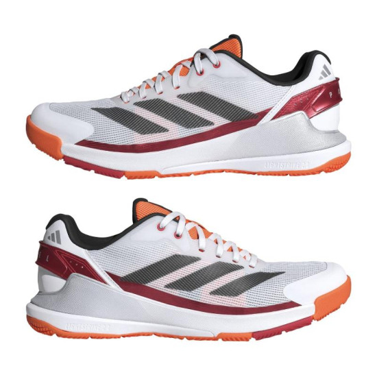 Zapatillas Adidas Crazyquick LS Padel Blanco Rojo Naranja