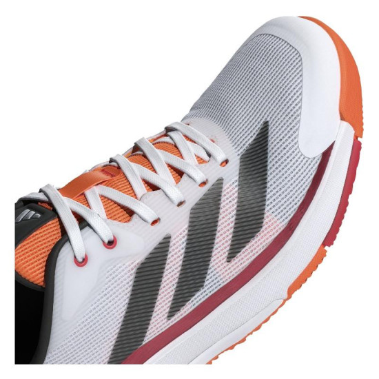 Zapatillas Adidas Crazyquick LS Padel Blanco Rojo Naranja