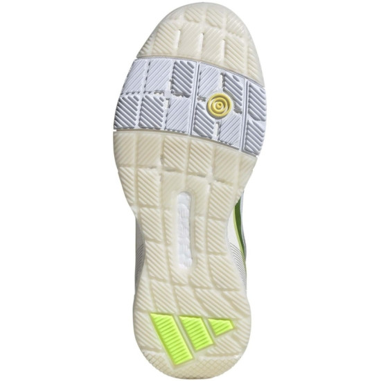 Zapatillas Adidas Crazyquick Padel Blanco Lucid Limon Mujer
