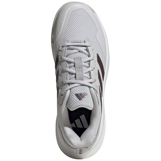 Zapatillas Adidas GameCourt 2.0 Gris Purpura Blanco Mujer