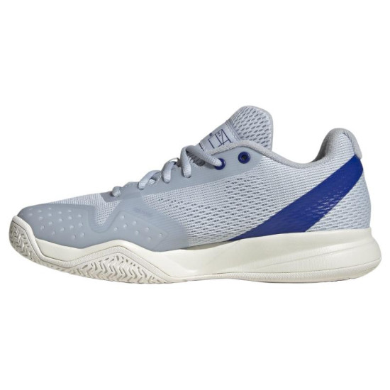 Zapatillas Adidas Pickleball Courtflash Azul Plata Mujer