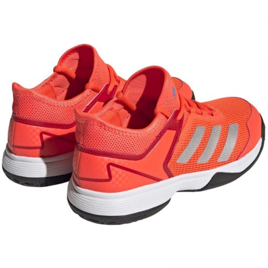 Zapatillas Adidas Ubersonic 4K Rojo Solar Plata Junior