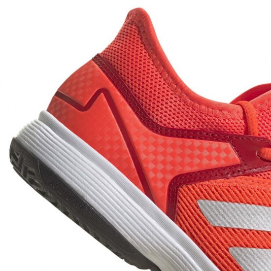 Zapatillas Adidas Ubersonic 4K Rojo Solar Plata Junior