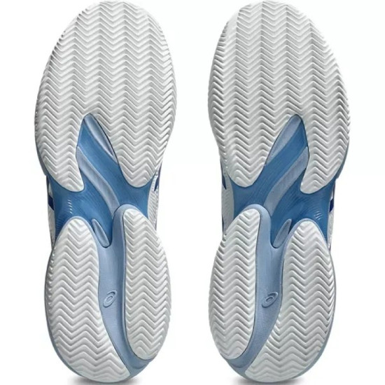 Zapatillas Asics Court FF 3 Novak Clay Blanco Azul Tuna